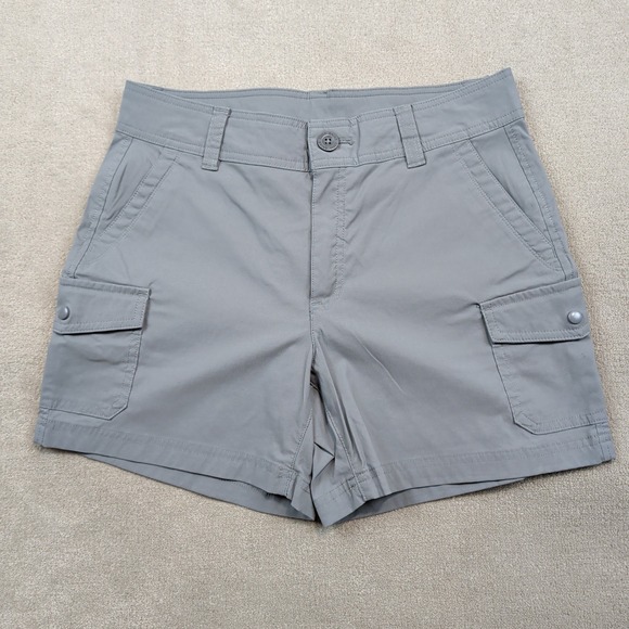 Eddie Bauer Gorpcore Cargo Shorts 4 Gray Outdoor Hiking Utility Trail Activewear — photo 2